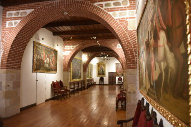 Potosi, Bolivia Casa gerçek de la Moneda Müzesi'nde üzerinde dini sanat