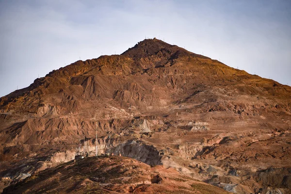 Cerro Rico 4800M Mountain Famed Its Silver Mines City Potosi — Stock Photo, Image