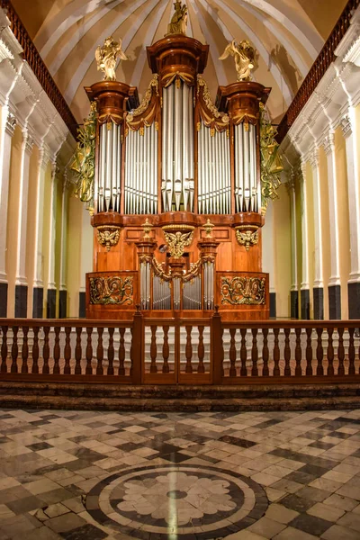 Arequipa Peru October 2018 Pipe Organ Interior Arequipa Cathedral — Stock Photo, Image