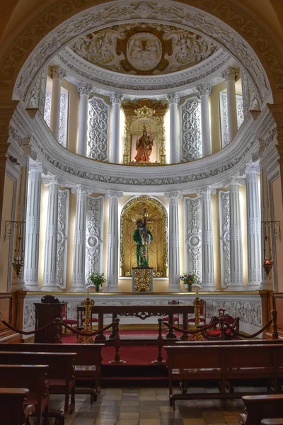 Arequipa Peru Oktober 2018 Inredningsdetaljer Och Huvudaltaret Katedralen Arequipa — Stockfoto