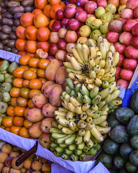 Arequipa Peru Oktober 2018 Färsk Frukt Och Vegetabiliska Råvaror Till — Stockfoto