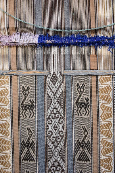 Diseños Textiles Andinos Tradicionales Arequipa Perú — Foto de Stock