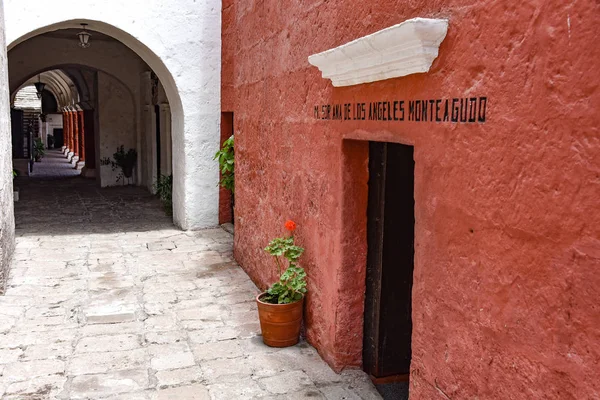 秘鲁阿雷基帕 2018年10月7日 圣卡塔利娜修道院内的洛杉矶蒙特阿古多修女一室 — 图库照片