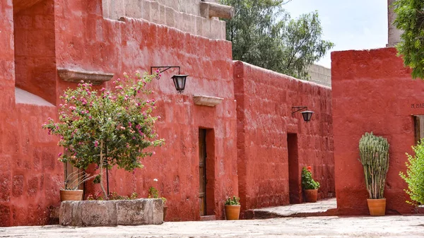 Arequipa Peru Ekim 2018 Alleyways Merdivenler Santa Catalina Manastırı Içinde — Stok fotoğraf