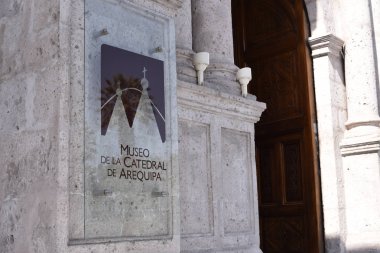 Katedralde: Arequipa, Peru Şehir Müzesi giriş