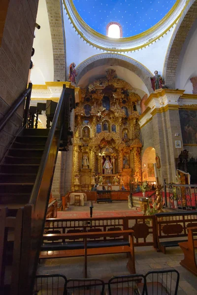 Decoración Interior Catedral Huamanga Basílica Santa María Ayacucho Perú — Foto de Stock