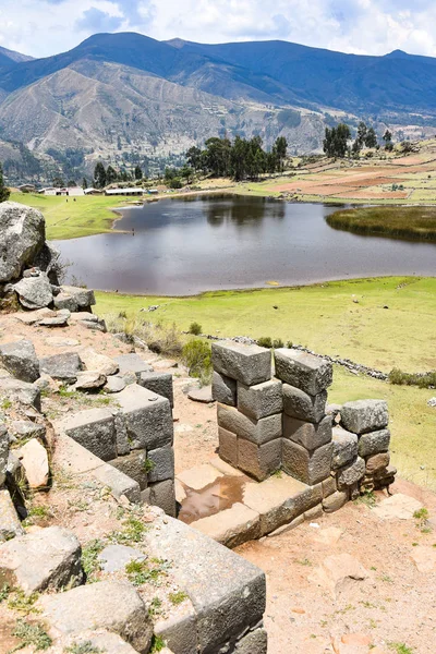 Die Archäologische Stätte Intiwatana Und Pumacocha Ayacucho Peru — Stockfoto