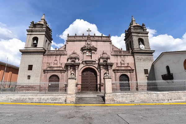 Pohled Katedrálu Náměstí Plaza Armas Ayacucho Peru — Stock fotografie