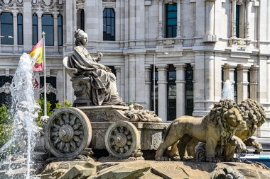 Madrid, İspanya - Belediye Binası, Ayuntamiento de Madrid