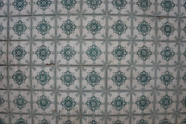 Lizbon, Portekiz - Klasik azulejos, geleneksel Portekiz fayansları — Stok fotoğraf