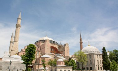 Büyük tarihi bina Ayasofya, İstanbul, Türkiye.