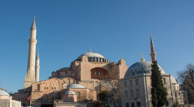 Büyük tarihi bina Ayasofya, İstanbul, Türkiye.