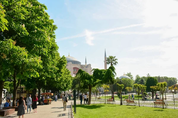 Büyük tarihi bina Ayasofya, İstanbul, Türkiye.
