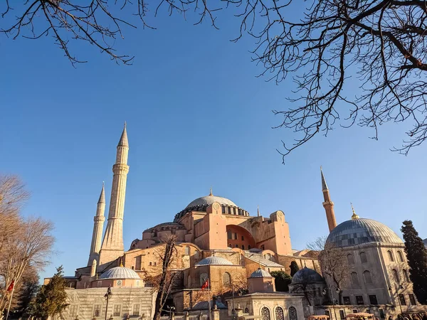 Büyük tarihi bina Ayasofya, İstanbul, Türkiye.