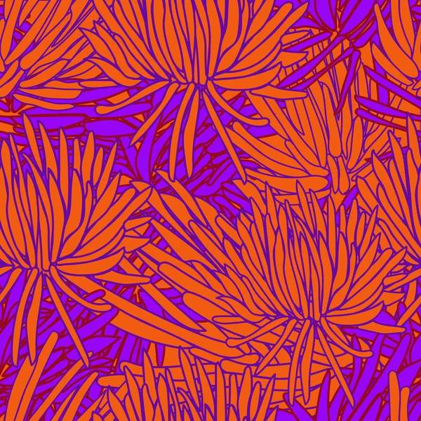 Succulants 祭現代多肉植物 シームレスなパターンを繰り返し カラフルな多肉植物パターンの背景 紫色の繰り返しパターンの表面設計と赤 ファブリック スクラップ ブックに最適 ロイヤリティフリーのストックイラスト