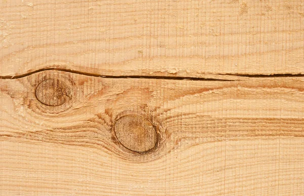 Struttura Fondo Legno Nodo Una Grande Fessura Una Tavola Pino — Foto Stock