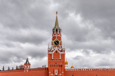 İşçinin kule kırmızı kare, Moskova, Rusya Federasyonu