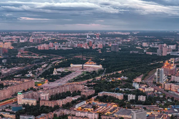 Victory Park Een Hoogte Panoramisch Uitzicht Moskou Rusland Moskou Juli — Stockfoto