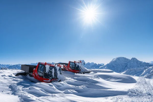 Terskol Kabardino Balkaria Rusia Febrero 2020 Ratrak Elbrus Paisaje Soleado —  Fotos de Stock