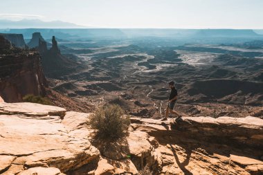 Genç Kanyon muhteşem manzarasına sahip toprakları, Utah, ABD.