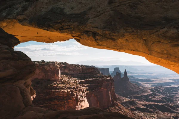 Vue Panoramique Des Formations Rocheuses Arizona Coucher Soleil États Unis — Photo