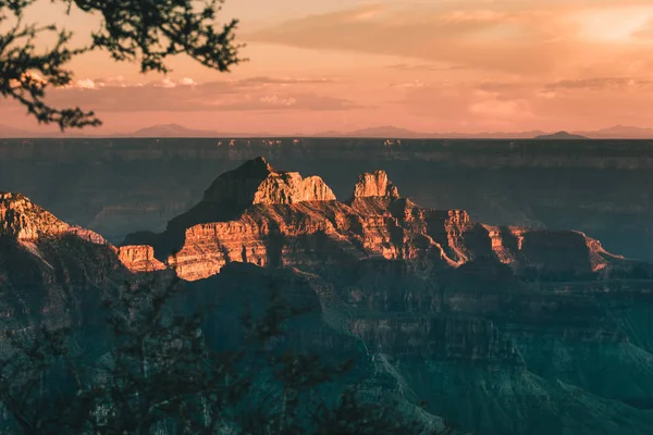 Paisagem Grand Canyon Com Céu Azul Arizona Eua — Fotografia de Stock
