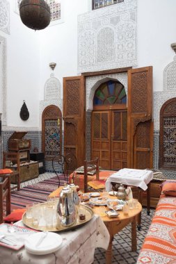 Fas güzel açık kafe