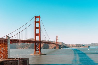 Golden Gate Köprüsü, San Francisco, California, ABD.