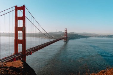 Golden Gate Köprüsü, San Francisco, California, ABD.
