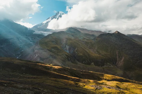 Picturesque View Green Mountains Sunny Day — Stock Photo, Image