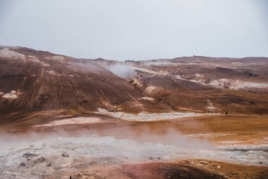 İzlanda, Avrupa'da güzel manzara Mineral göl
