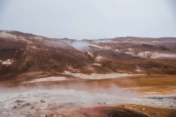 Minerální Jezero Krásné Krajině Islandu Evropě — Stock fotografie