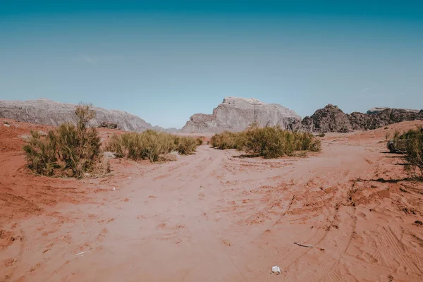 Deserto Rochoso Jordânia Ásia — Fotografia de Stock