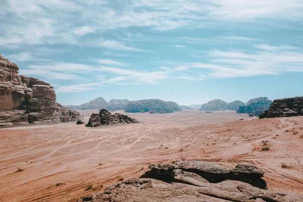 Landscape Desert Jordan Asia — Stock Photo, Image