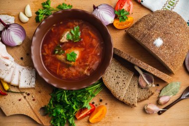 Ukrayna Borsch ulusal mutfağı