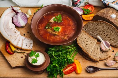 Ukrayna Borsch ulusal mutfağı