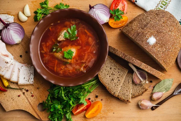 Ukrayna Borsch ulusal mutfağı