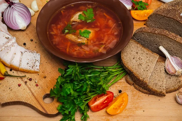 Ukrayna Borsch ulusal mutfağı
