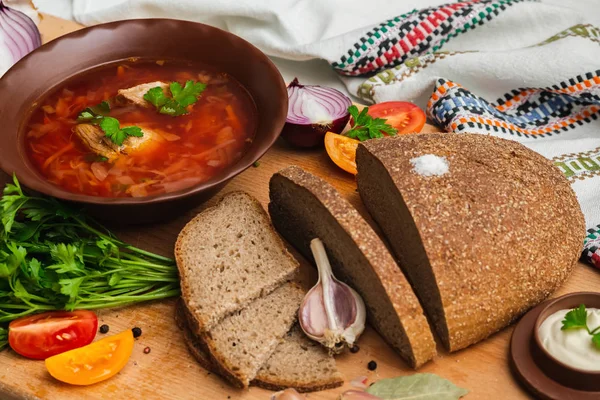 Ukrayna Borsch ulusal mutfağı