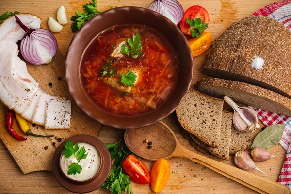 Ukrayna Borsch ulusal mutfağı