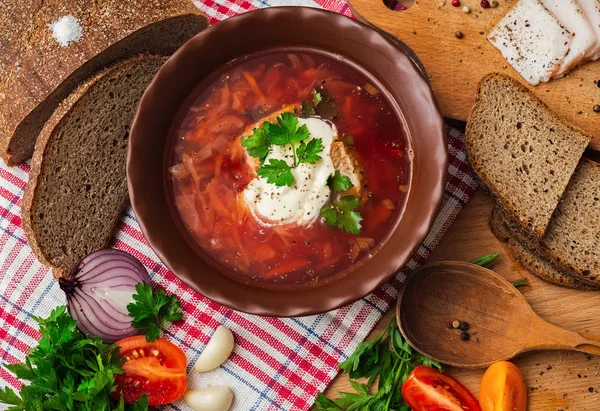 Ukrayna Borsch ulusal mutfağı