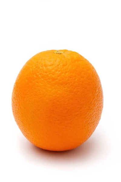 Pomeranč Bílém Pozadí — Stock fotografie