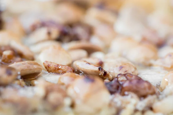 Detail Van Een Cake Voor Verschillende Nut — Stockfoto