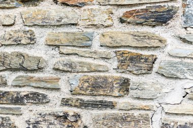 eski bir taş duvar detay