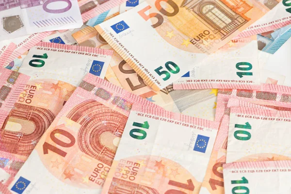 Detail Banknotes European Union — Stock Photo, Image