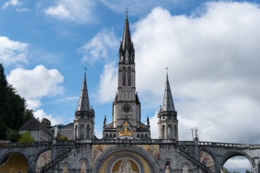 Sanctuary Lourdes Fransa farklı ayrıntıları