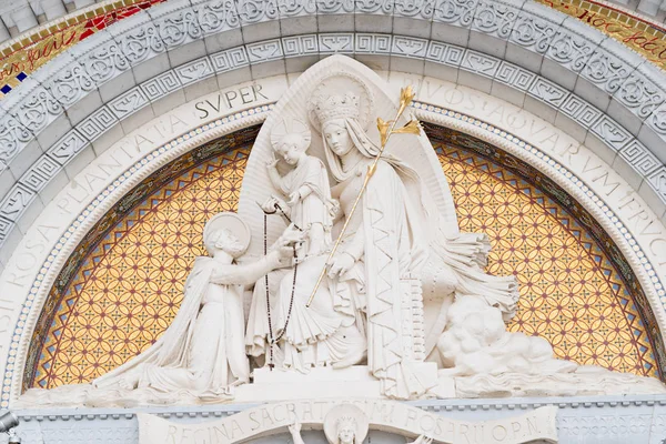 Diferentes Detalhes Santuário Lourdes França — Fotografia de Stock