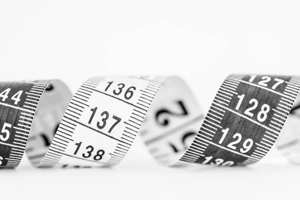 Measuring Tape Weight Loss Concept Fattening Size — Stock Photo, Image