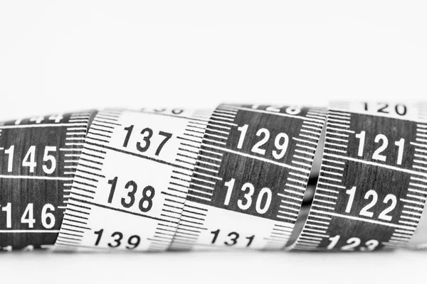 Measuring Tape Weight Loss Concept Fattening Size — Stock Photo, Image