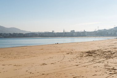San Sebastian (İspanya la concha Beach ayrıntıları)